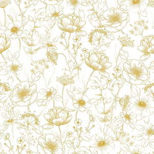 Detská tapeta 10 m x 50 cm Flowers Botany – Lilipinso vyobraziť