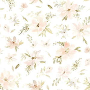 Detská tapeta 10 m x 50 cm Watercolour Flowers – Lilipinso vyobraziť
