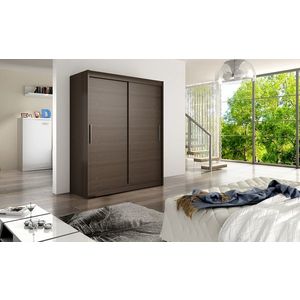ArtAdrk Šatníková skriňa DENVER DV02 | čokoládová 150 cm vyobraziť