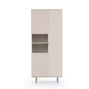 ArtGiB Vitrína NUBIA NB-05 | cashmere vyobraziť