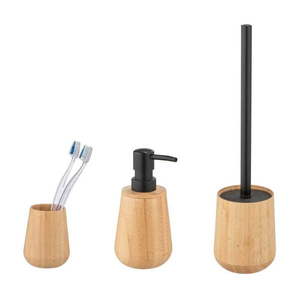 Bambusová súprava doplnkov do kúpeľne v prírodnej farbe Bamboo – Wenko vyobraziť