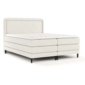 Krémovobiela boxspring posteľ 180x200 cm Dove – Maison de Rêve vyobraziť