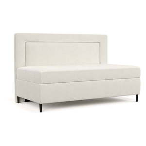 Béžová čalúnená jednolôžková posteľ 100x200 cm Alba – Maison de Rêve vyobraziť