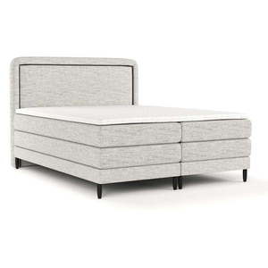 Svetlosivá boxspring posteľ 180x200 cm Dove – Maison de Rêve vyobraziť