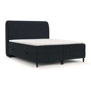 Čierna boxspring posteľ s úložným priestorom 180x200 cm Melba – Maison de Rêve vyobraziť