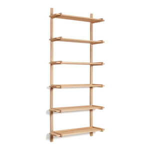 Modulárny policový systém z dubového dreva v prírodnej farbe 90x202 cm Sitra – Kave Home vyobraziť