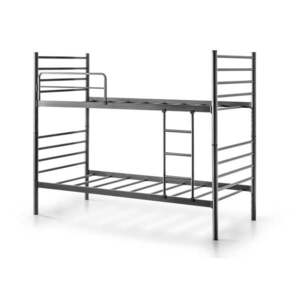 Čierna poschodová detská posteľ 90x190 cm R10 – Kalune Design vyobraziť