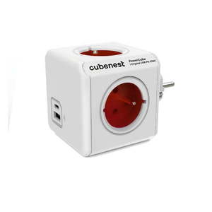 Rozbočovacia zásuvka PowerCube Original USB – Cubenest vyobraziť