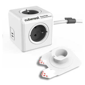 Rozbočovacia zásuvka PowerCube Extended USB – Cubenest vyobraziť