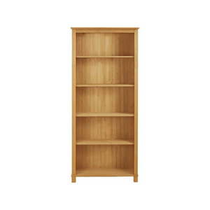 Knižnica z borovicového dreva v prírodnej farbe 77x171 cm Pivo – Støraa vyobraziť