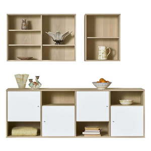 TV zostava v dekore duba v bielo-prírodnej farbe 176x61 cm Mistral – Hammel Furniture vyobraziť