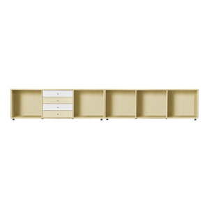 Svetložltá nízka komoda 267x61 cm Mistral – Hammel Furniture vyobraziť