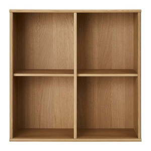 Závesná knižnica v dekore duba v prírodnej farbe 70x70 cm Mistral – Hammel Furniture vyobraziť