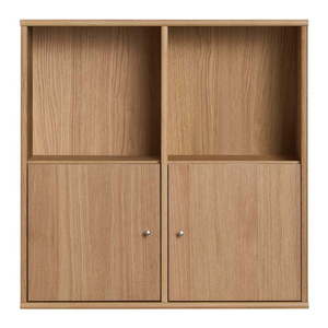 Závesná knižnica v dekore duba v prírodnej farbe 70x70 cm Mistral – Hammel Furniture vyobraziť