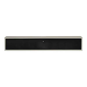 Čierno-béžový TV stolík 133x22 cm Mistral – Hammel Furniture vyobraziť