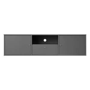 Antracitový TV stolík 161x42 cm Mistral – Hammel Furniture vyobraziť