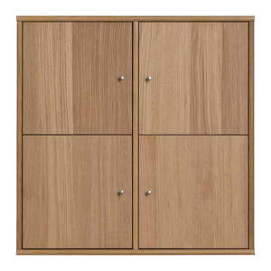 Závesná knižnica v dekore duba v prírodnej farbe 70x70 cm Mistral – Hammel Furniture vyobraziť