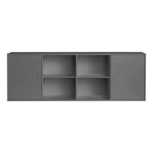 Antracitová nízka závesná komoda 176x61 cm Mistral – Hammel Furniture vyobraziť