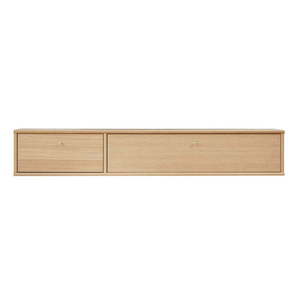 TV stolík v dekore duba v prírodnej farbe 133x22 cm Mistral – Hammel Furniture vyobraziť