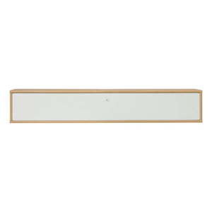 TV stolík v dekore duba v bielo-prírodnej farbe 133x22 cm Mistral – Hammel Furniture vyobraziť
