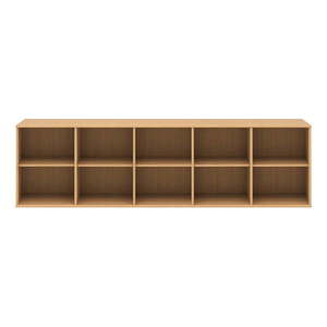 Závesná knižnica v dekore duba v prírodnej farbe 220x61 cm Mistral – Hammel Furniture vyobraziť