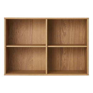 Závesná knižnica v dekore duba v prírodnej farbe 89x61 cm Mistral – Hammel Furniture vyobraziť
