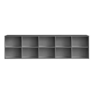 Antracitová závesná knižnica 220x61 cm Mistral – Hammel Furniture vyobraziť