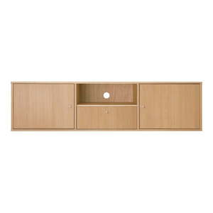 TV stolík v dekore duba v prírodnej farbe 161x42 cm Mistral – Hammel Furniture vyobraziť