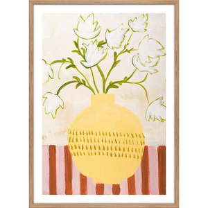 Obraz 52x72 cm Yellow Vase – Malerifabrikken vyobraziť