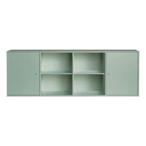 Svetlozelená nízka závesná komoda 176x61 cm Mistral – Hammel Furniture vyobraziť