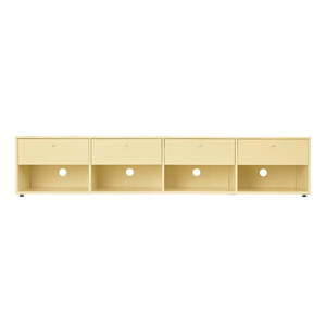 Svetložltý TV stolík 214x45 cm Mistral – Hammel Furniture vyobraziť
