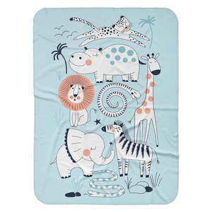 Modrá detská deka 85x125 cm - OYO kids vyobraziť