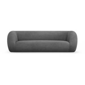 Sivá pohovka z textílie buklé 230 cm Essen – Cosmopolitan Design vyobraziť