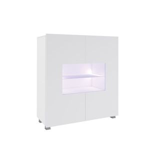 ArtGiB Komoda CALABRINI C-02 Farba: Biela / biely lesk vyobraziť