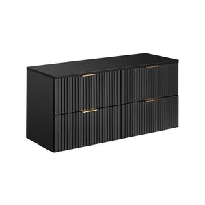 ArtCom Kúpeľňová skrinka s doskou ADEL Black D120/1 | 120 cm vyobraziť