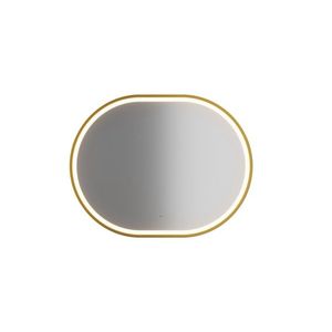 ArtCom LED zrkadlo APOLLO 2 | zlatá 90 x 70 cm vyobraziť