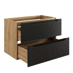 ArtCom Skrinka pod umývadlo OCEAN Black 82-80-2S | 80 cm vyobraziť