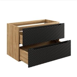 ArtCom Skrinka pod umývadlo OCEAN Black 82-90-2S | 90 cm vyobraziť