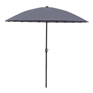Šedý slnečník ø 260 cm – Garden Pleasure vyobraziť