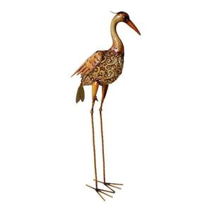 Kovová záhradná dekorácia Crane Magnus – Garden Pleasure vyobraziť