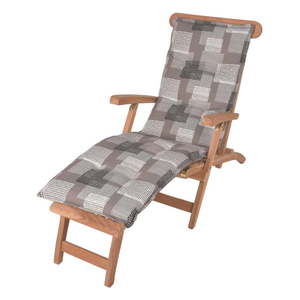 Sivý záhradný sedák na ležadlo 52x170 cm Stoke – Sun Garden vyobraziť