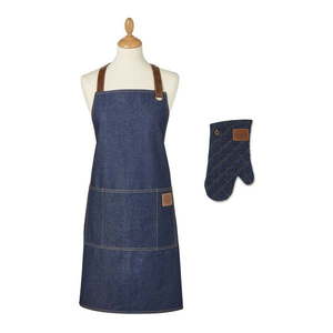 Zástera a chňapka v súprave 2 ks Oxford Denim – Cooksmart ® vyobraziť