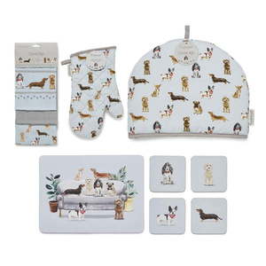 Súprava kuchynského textilu 13 ks Curious Dogs – Cooksmart ® vyobraziť