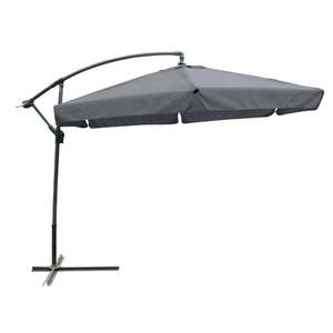 Antracitový slnečník ø 300 cm – Garden Pleasure vyobraziť