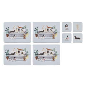 Prestieranie a tácky v súprave 8 ks Curious Dogs – Cooksmart ® vyobraziť