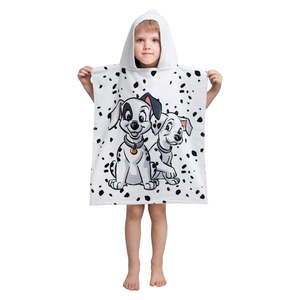 Biely froté detský župan 101 Dalmatins – Jerry Fabrics vyobraziť