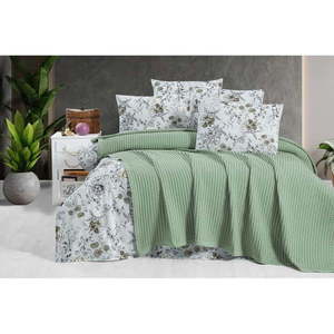 Zelený bavlnený pléd 220x240 cm Waffle – Mila Home vyobraziť