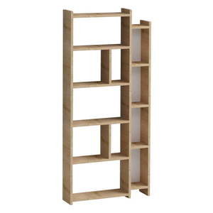 Knižnica v dekore duba v prírodnej farbe 65x150 cm Momo – Kalune Design vyobraziť