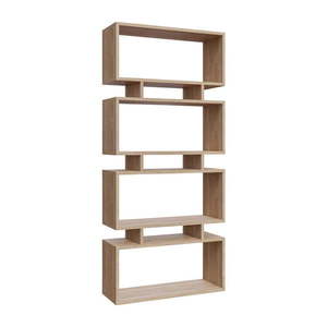 Knižnica v dekore duba v prírodnej farbe 72x25 cm Langdon – Kalune Design vyobraziť