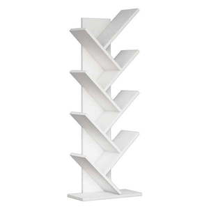 Biely regál 46x128, 5 cm Hitit – Kalune Design vyobraziť